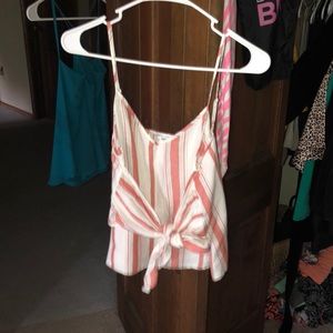 Express crop top tank